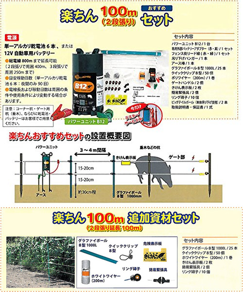 楽ちん100mセット
