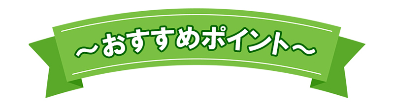 オススメポイント