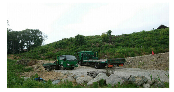 簡単金網フェンス改良型配達