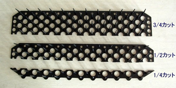 とげピーはハサミでカット出来ます。