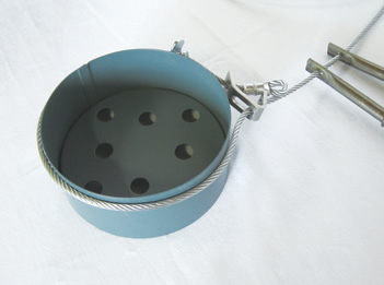 内側円に張り付ける