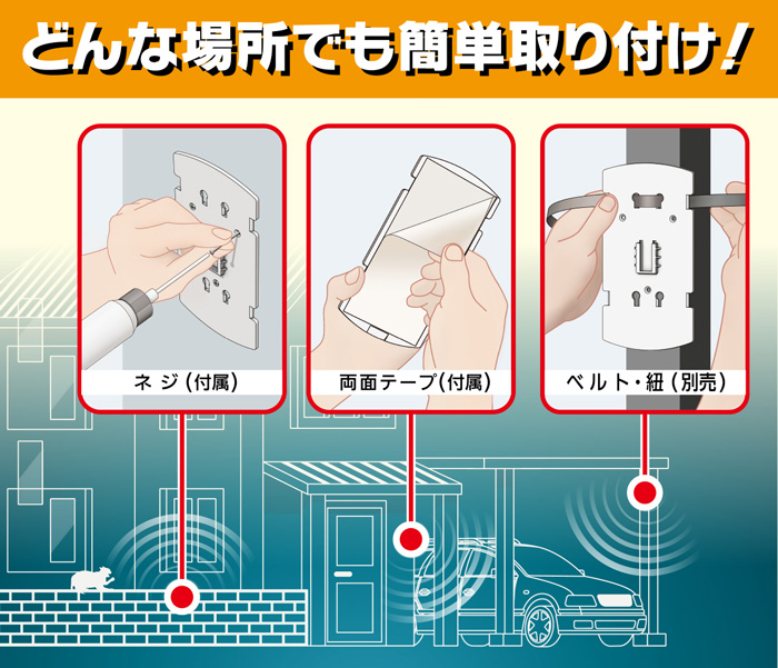 ガーデンバリア スポットの特徴
