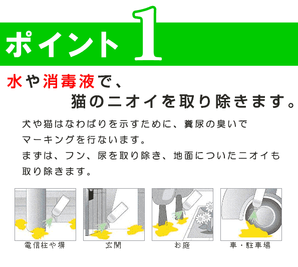 ニオイを取り除く